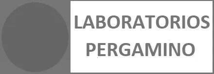 Logo de laboratorio PERGAMINO